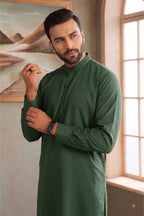Men’s Wash & Wear Unstitched Fabric By KBC Fashion (Sage Green)