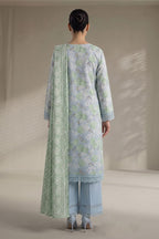 Khaadi (Vol.5) – 3 Piece Unstitched Printed Lawn Suit (Soft Powder Blue & Mint Green)