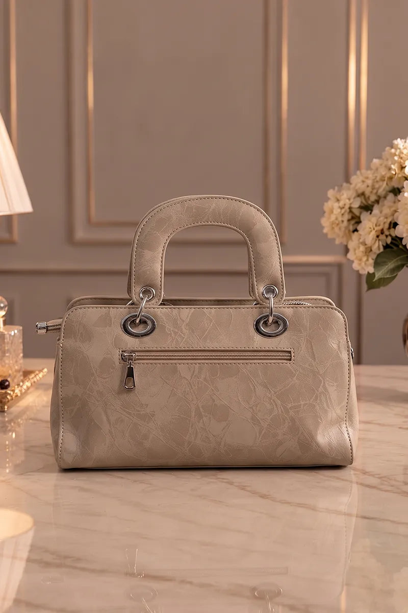 Premium Satchel Shoulder Bag For Women (Warm Sand)