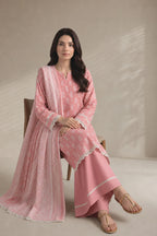 Khaadi – 3 Piece Unstitched Digital Printed Lawn Suit (Pink)