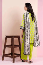 Alkaram Unstitched 3-Piece Lawn Collection (Lime Green)