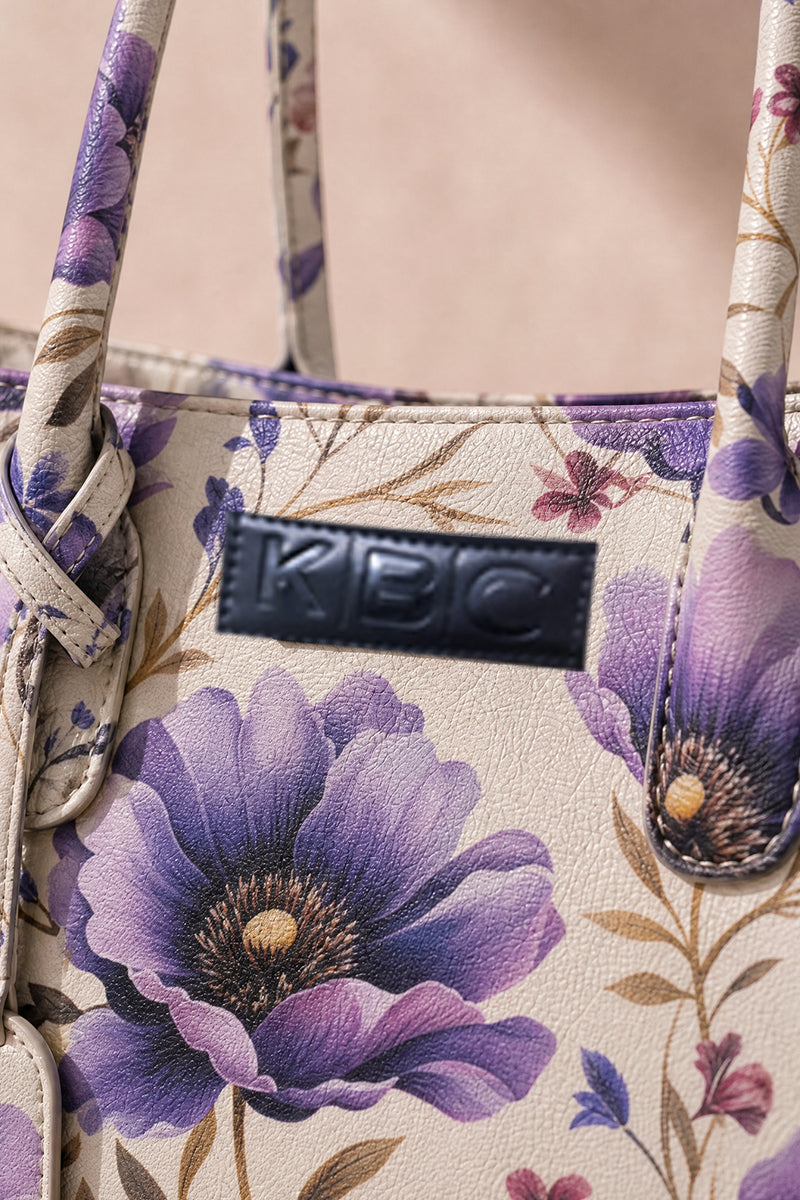 KBC - Canvas Handbags (Violent Floral)