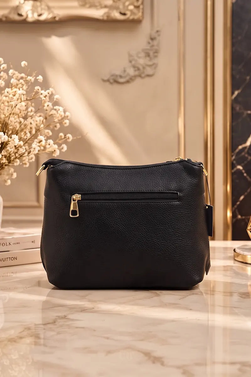 Premium Ruby leather handbag for Women (Black)
