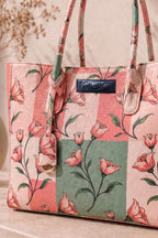 KBC - Canvas Handbags (Pink and Mint Green)