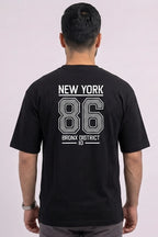 New York 86 - Men's Casual Crew Neck T-Shirt (Black)