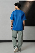 Men’s Drop Shoulder T-Shirt (Blue)
