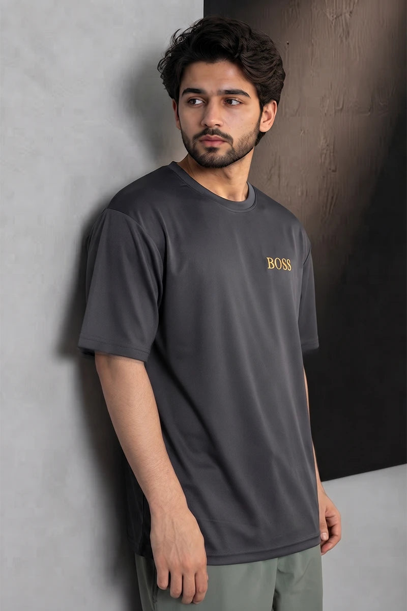 Boss - Men’s T-Shirt (Charcoal Grey)