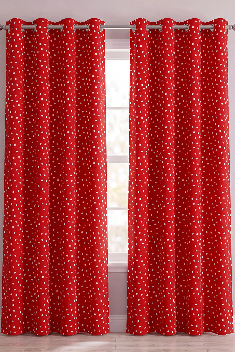CURTAINS by KBCFashion – HIGH & EXPORT QUALITY (Red)