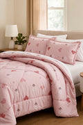 Premium Printed 200 GSM Comforter (Dusty Rose Pink)