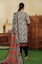 Mor Bagh 3-Piece Unstitched Printed Lawn Suit (Cream)