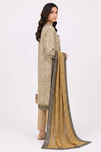 Khaadi Pre-Fall Cambric Series V-6 - 3PC Unstitched Suit (Off-White)