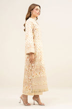 Sapphire By KBC - 3PC Unstitched Digital Printed Lawn Suit (Beige)