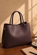 Premium Women's Fashion Handbag (Dark Brown)