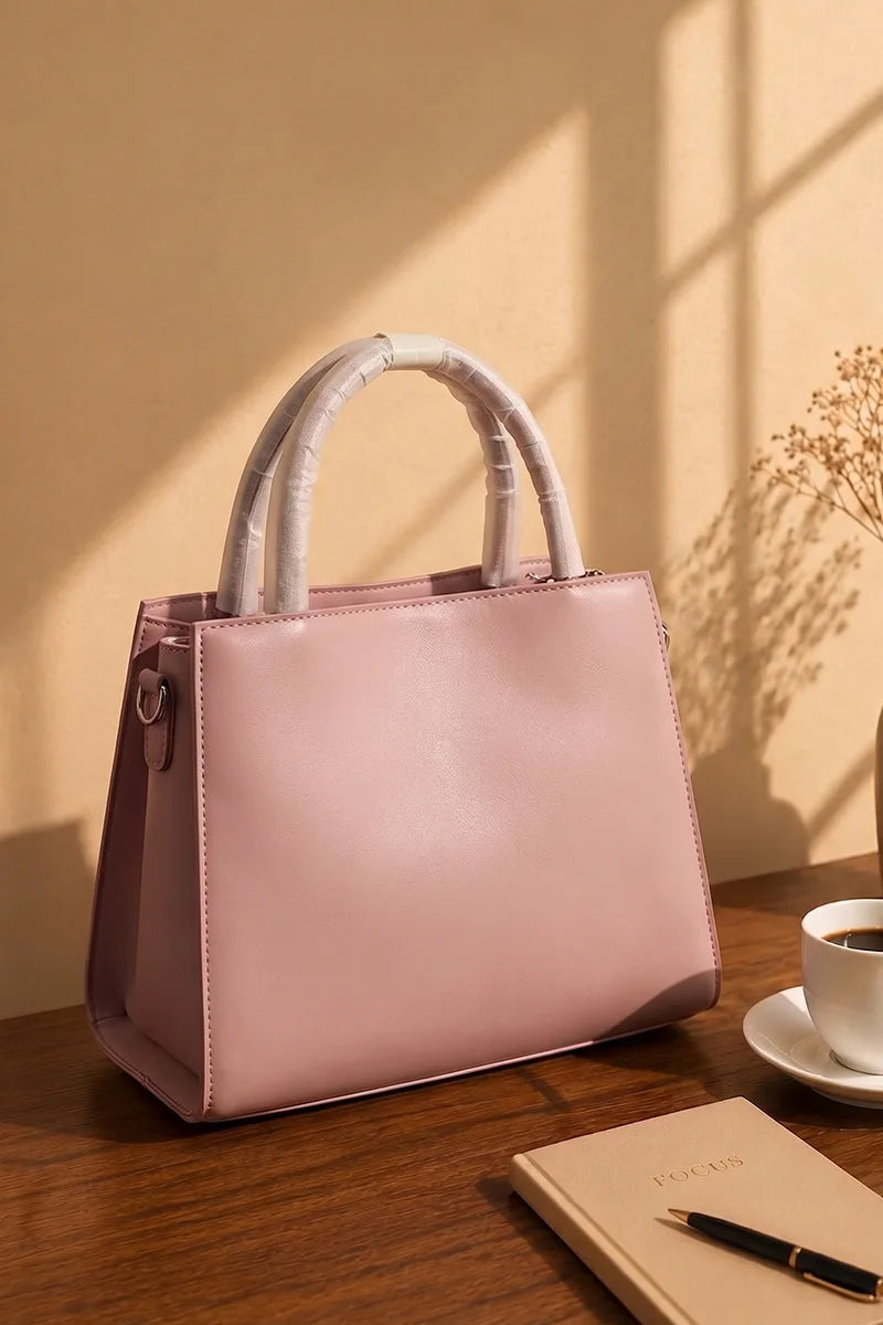 Premium Women's Fashion Handbag (Soft Blush Pink)