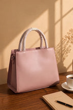 Premium Women's Fashion Handbag (Soft Blush Pink)