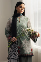 COCO By Zara Shahjahan - 3-Piece Unstitched Printed Lawn Suit (Mint Green)