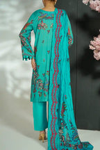 Mehrun by KBC Fashion Unstitched 3-Piece Lawn Collection (Sea Green)