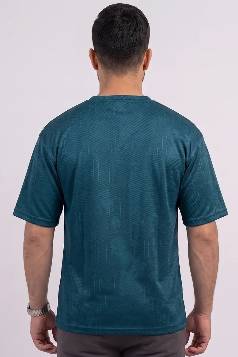 Men Drop Shoulder T-Shirt by KBC Fashion (Blue)