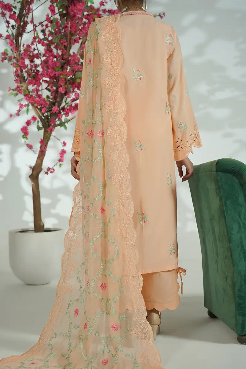 Prestige Stitched 3-Piece Formal Suit Set (Melon)