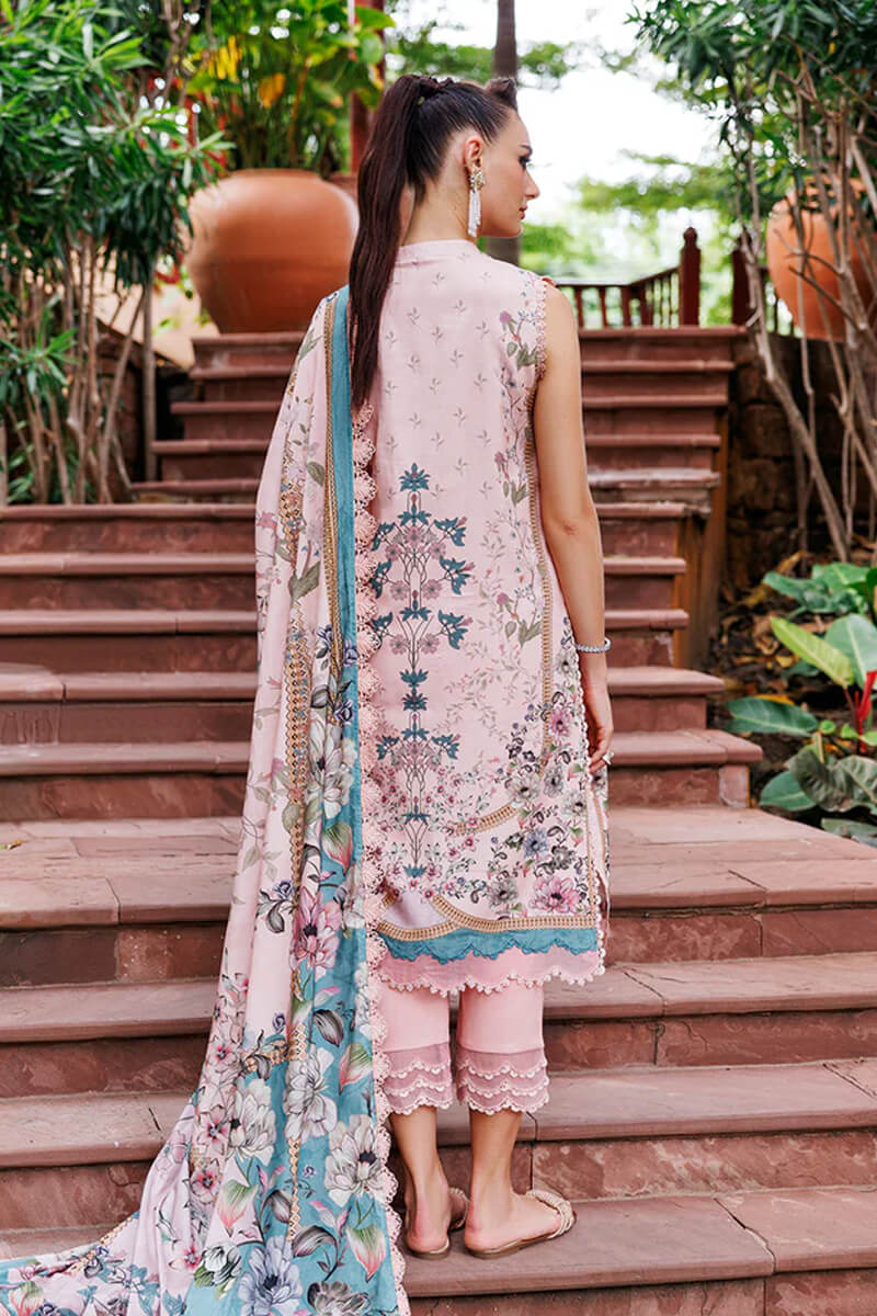 Urbane By Jade Vo.4 - 3pc Unstitched Classic Printed Lawn (Soft Rose)
