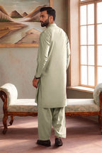 Men’s Wash & Wear Unstitched Fabric By KBC Fashion (Pistachio Green)