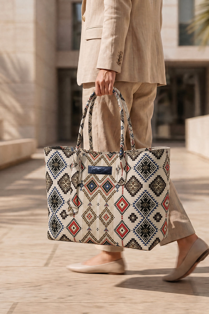 KBC - Canvas Handbags (Cream)