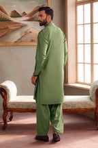 Men’s Wash & Wear Unstitched Fabric By KBC Fashion (Fern Green)