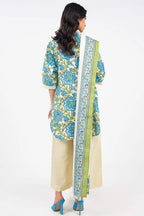 Alkaram Unstitched 3-Piece Lawn Collection (Cerulean Blue)
