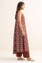 Khaadi – Summer Series 3 Piece Unstitched Printed Lawn Suit (Rust Brown)