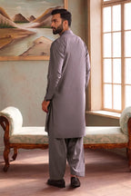 Men’s Wash & Wear Unstitched Fabric By KBC Fashion (Muted Steel)