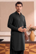 Yameen - Men’s Unstitched Cotton Fabric (Black)