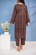 Naqsh Premium Printed Lawn Stitched Suit Set (Vibrant Magenta)