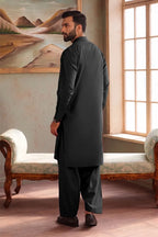 Men’s Wash & Wear Unstitched Fabric By KBC Fashion (Charcoal)