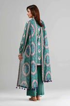 Khaadi – Summer Series 3 Piece Unstitched Printed Lawn Suit (Sea Green)