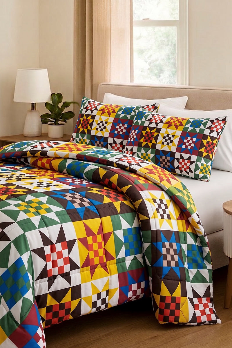 Premium Printed 200 GSM Comforter (Multi Color)