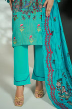 Mehrun by KBC Fashion Unstitched 3-Piece Lawn Collection (Sea Green)