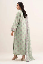 Sapphire Vol.7 - 3PC Unstitched Printed Lawn Suit (Pastel Green)