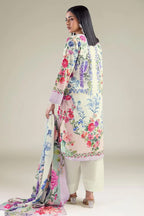 Khaadi – 3 Piece Unstitched Premium Embroidered Digital Printed Lawn Suit (Light Sage)