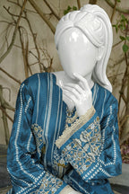 Aryana By KBC Fashion - 3PC Unstitched Printed Lawn Suit (Deep Teal)