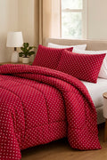 Premium Printed 200 GSM Comforter (Cherry Red)