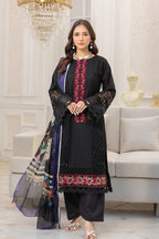 Shazma by Johra - Unstitched 4-Piece Embroidered + Chikan Kari Lawn