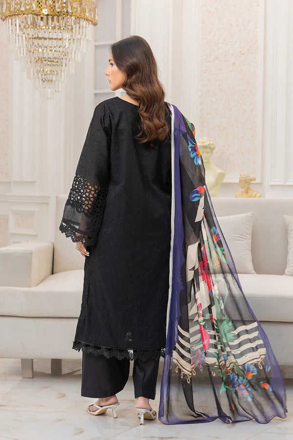 Shazma by Johra - Unstitched 4-Piece Embroidered + Chikan Kari Lawn