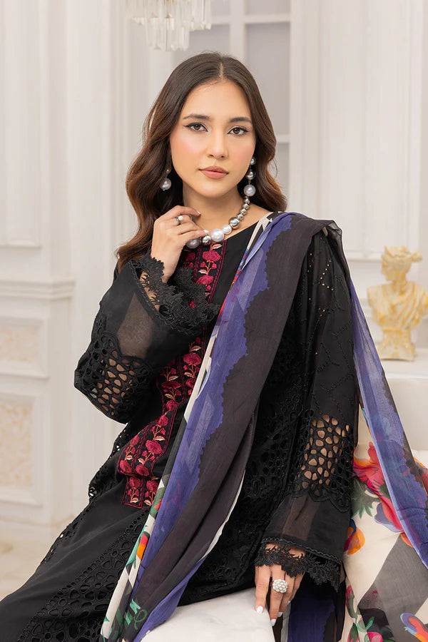 Shazma by Johra - Unstitched 4-Piece Embroidered + Chikan Kari Lawn