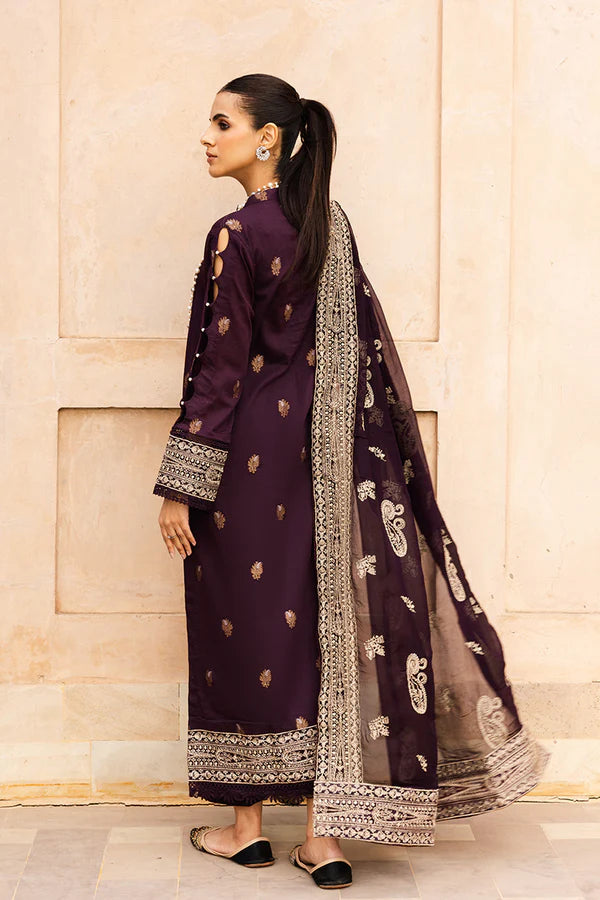 Johra – Rumaisa Embroidered 3 Piece Suit