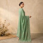 Afsha By Bareeze Fashion Embroidery – Unstitched 3 Piece Suit (Limed Ash)