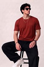 Gucci Round Neck Dri-Fit T-Shirt - Dark Peach