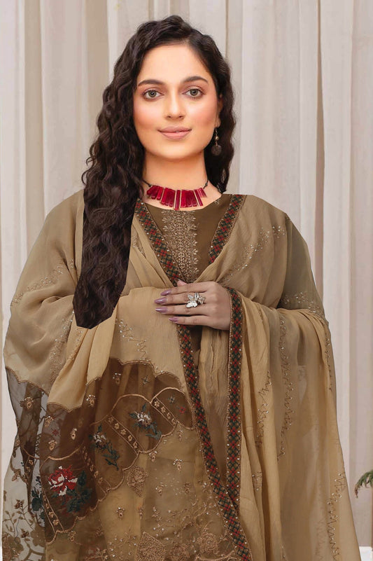 Usman Kashif Nora-Vol 1505" Lawn Embroidered 3-Piece Suit