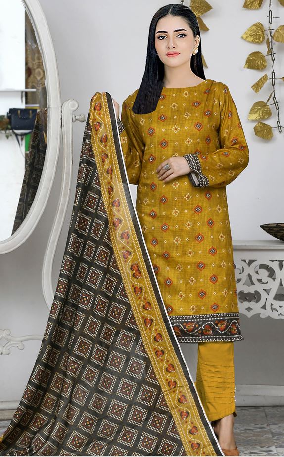 USMAN KASHIF MAHIR DORIA – 3 Piece Unstitched Lawn Suit – CHP-51