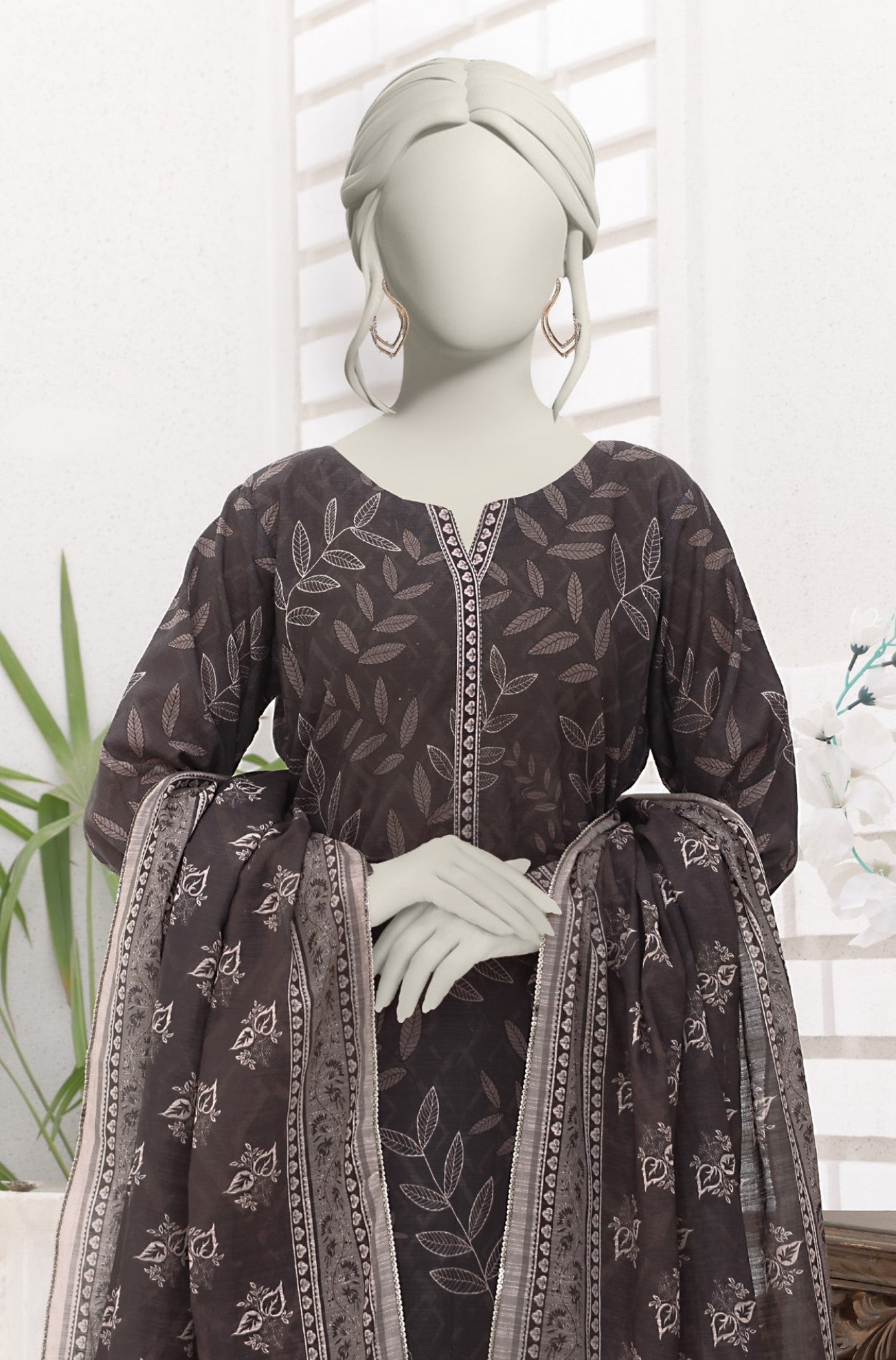 ALMEERAH - DORA-3 Piece Unstitched Lawn