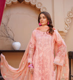 BAREEZA iZEL – Unstitched 3-Piece Embroidered Lawn Suit